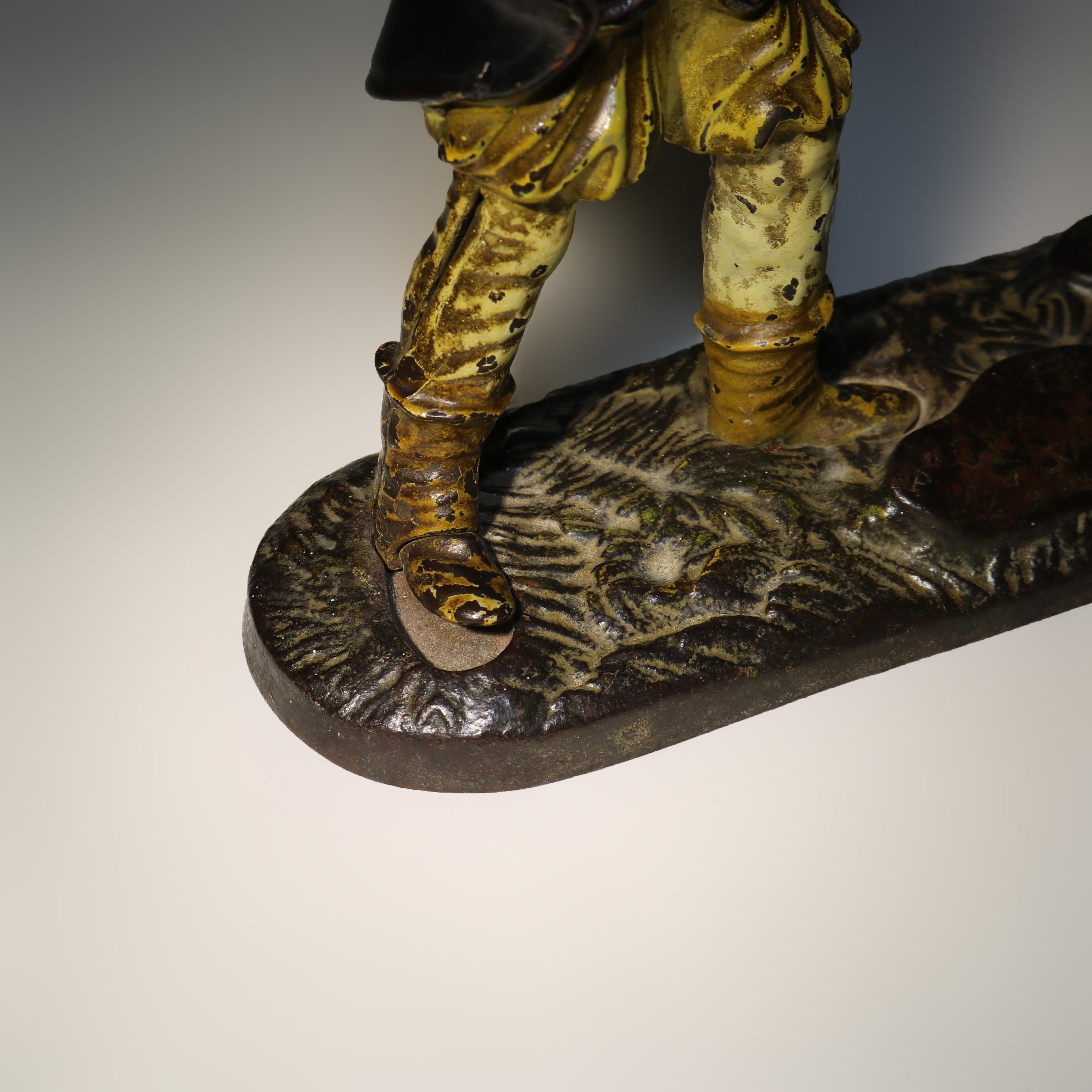 Antique J. E. Stevens Creedmoor Mechanical Bank C1877 For Sale 2