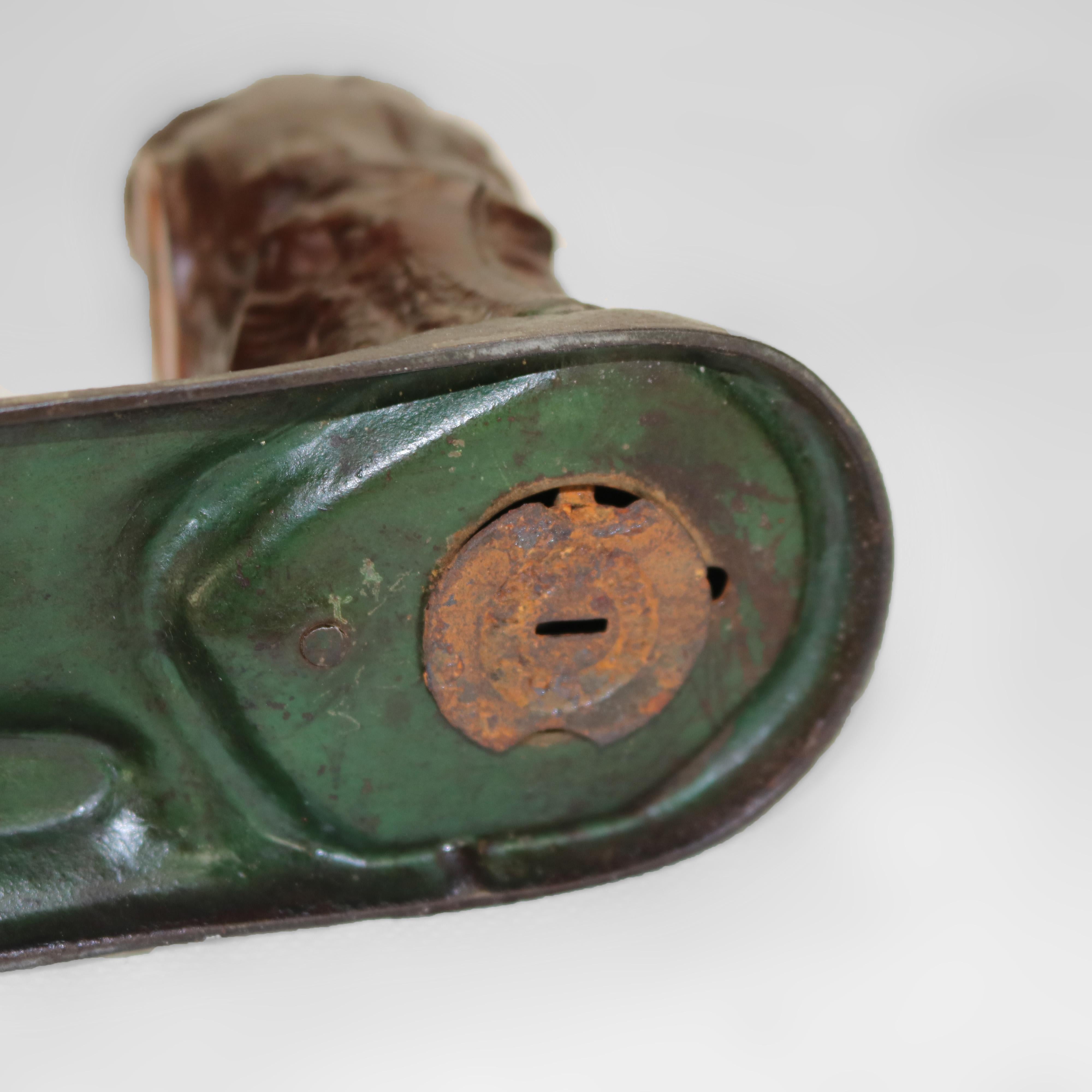 Antique J. E. Stevens Creedmoor Mechanical Bank C1877 For Sale 4