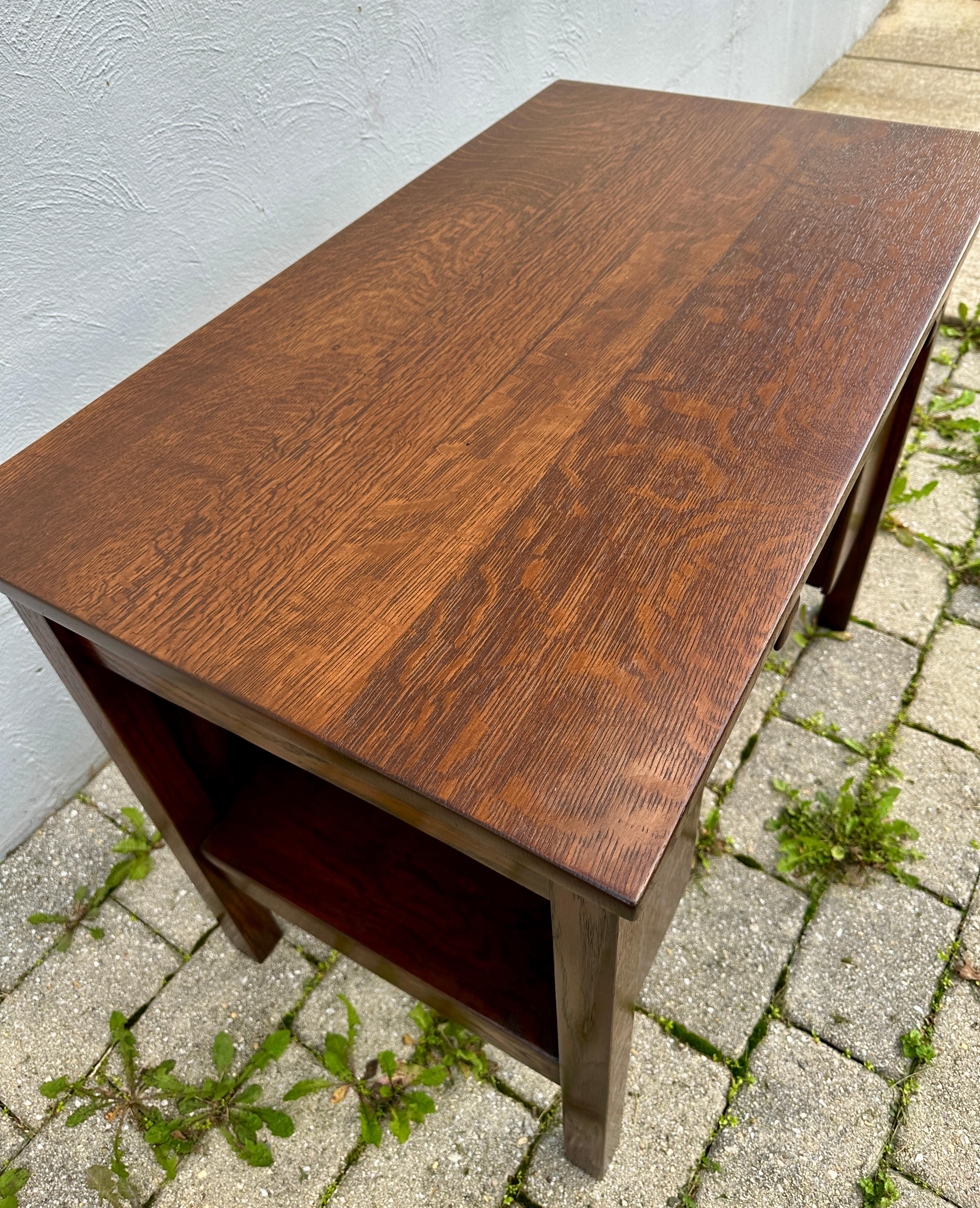 Antique ARTS &CRAFTS J. M. Young Desk - Stickley era - W8127 - A SPECIAL SALE In Good Condition For Sale In Shamokin Dam, PA