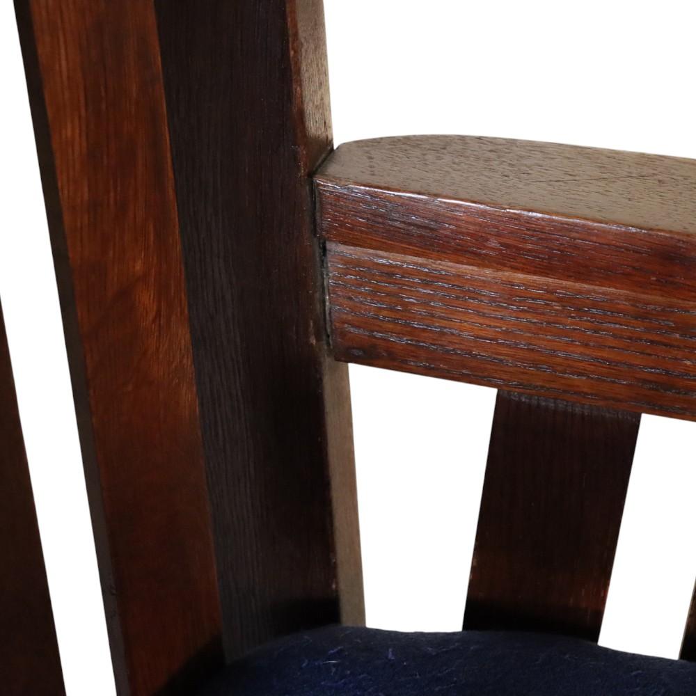 Sillón antiguo J. M. Young o Stickley School Mission Oak c1920 en venta 1