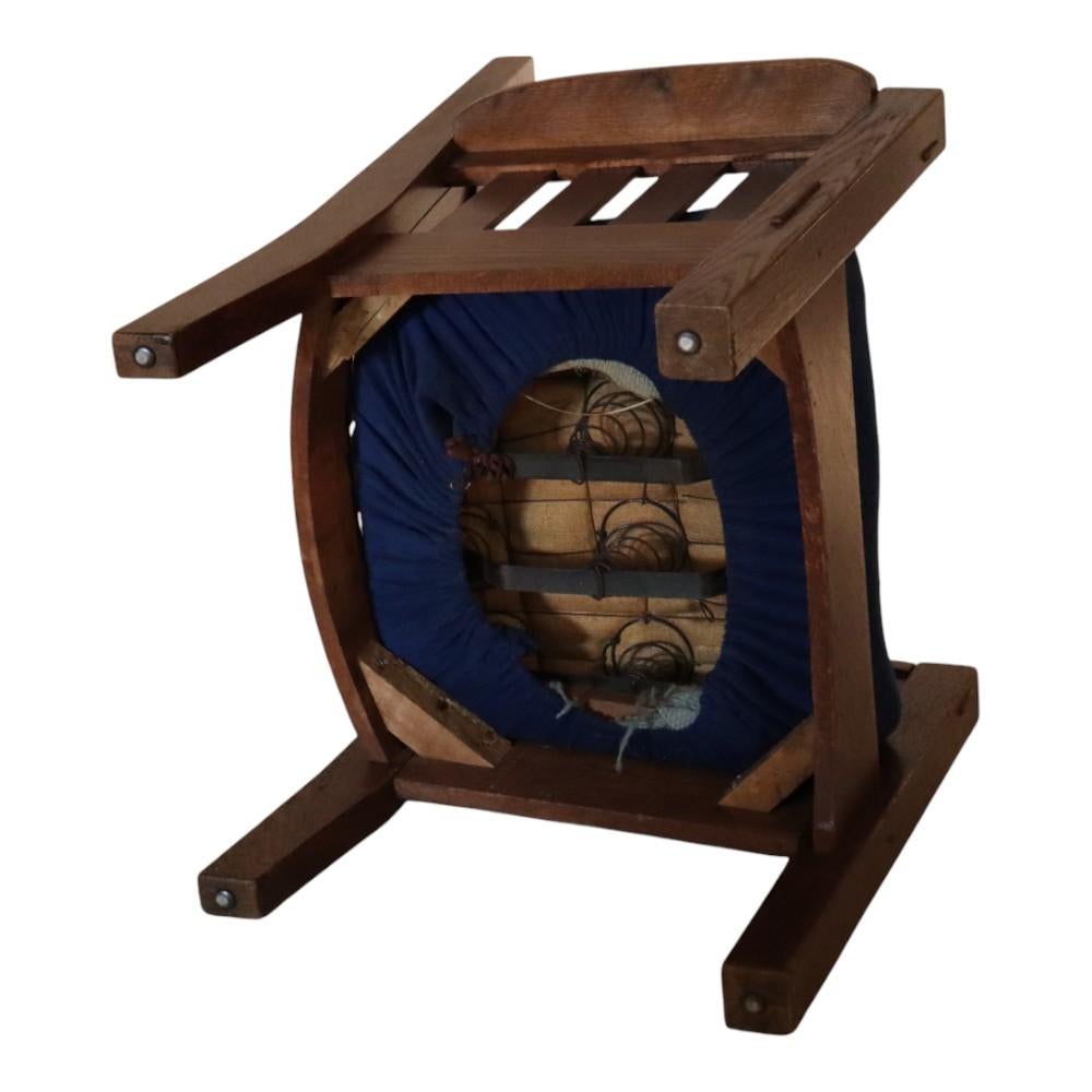 Sillón antiguo J. M. Young o Stickley School Mission Oak c1920 en venta 2