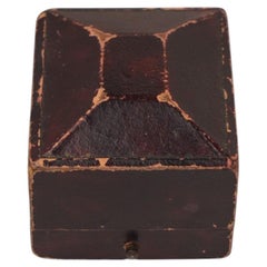 Caja de anillos antigua de J. W. Henn and Sons