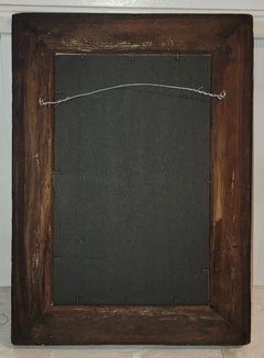 Antiker Jack Russel Hund Ölgemälde