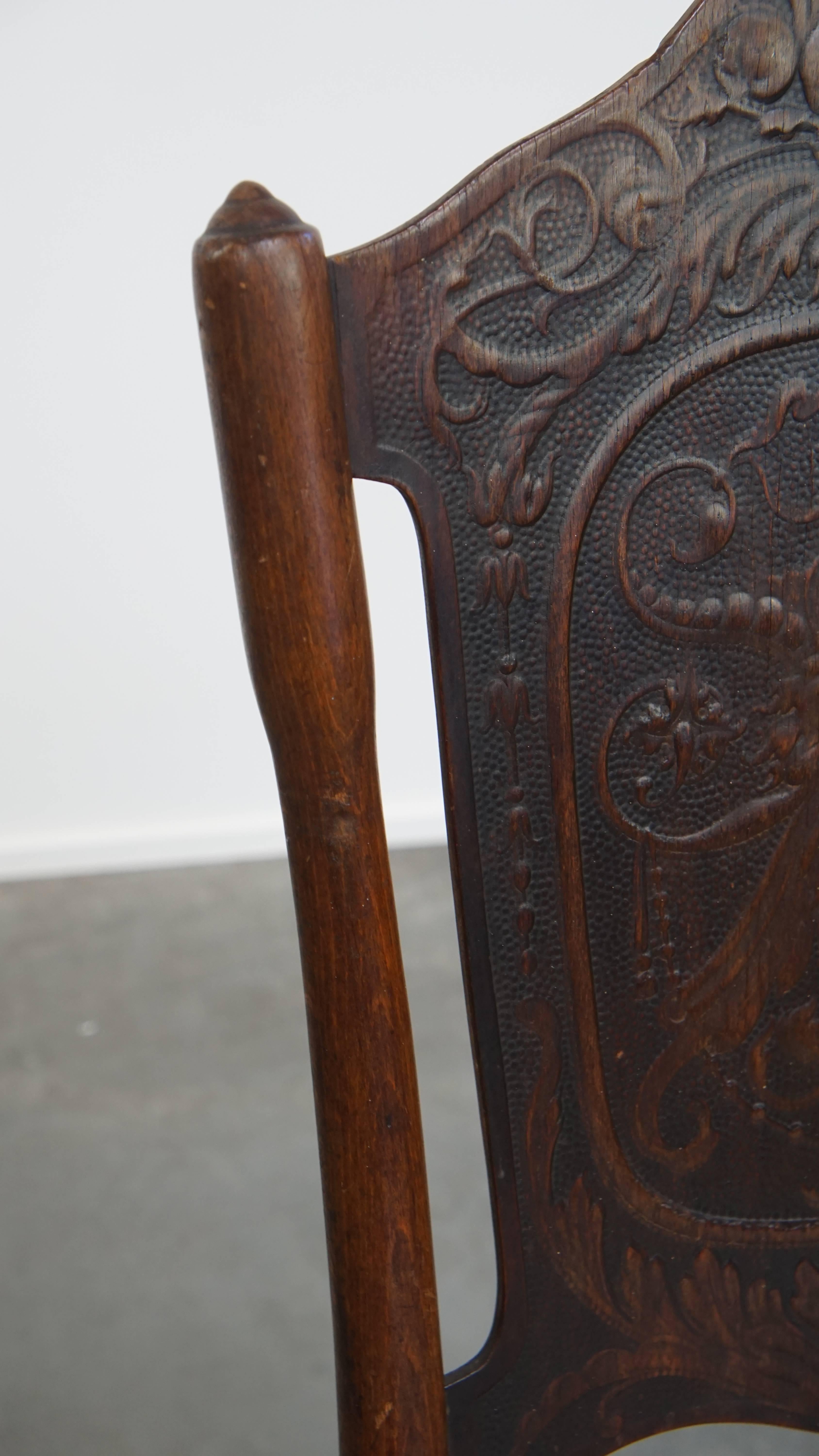 Ancienne chaise Thonet de Jacob and Josef Kohn du début du 20e siècle en vente 1