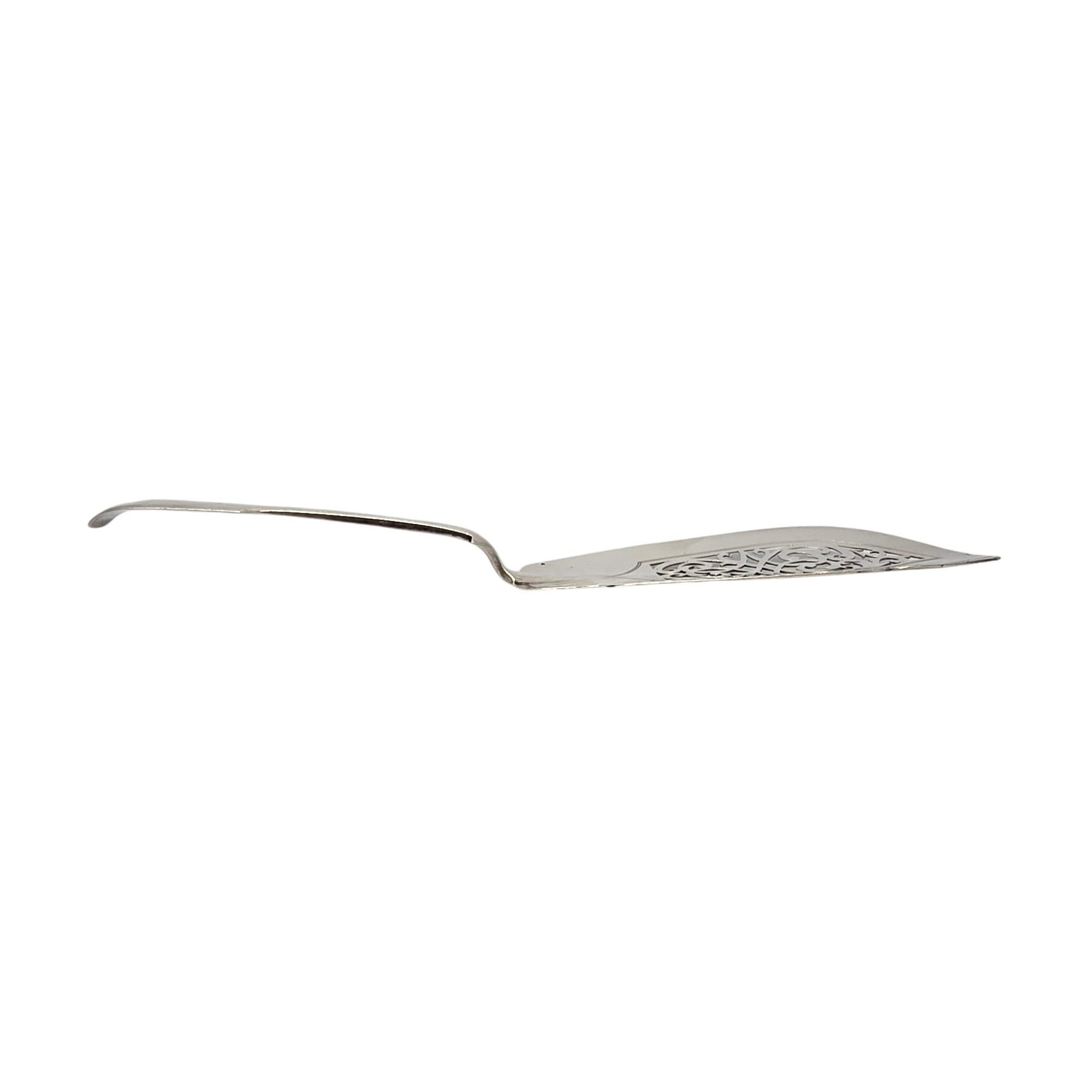 Antique Jacob White London England Sterling Silver Fish Server #19932 In Good Condition For Sale In Washington Depot, CT