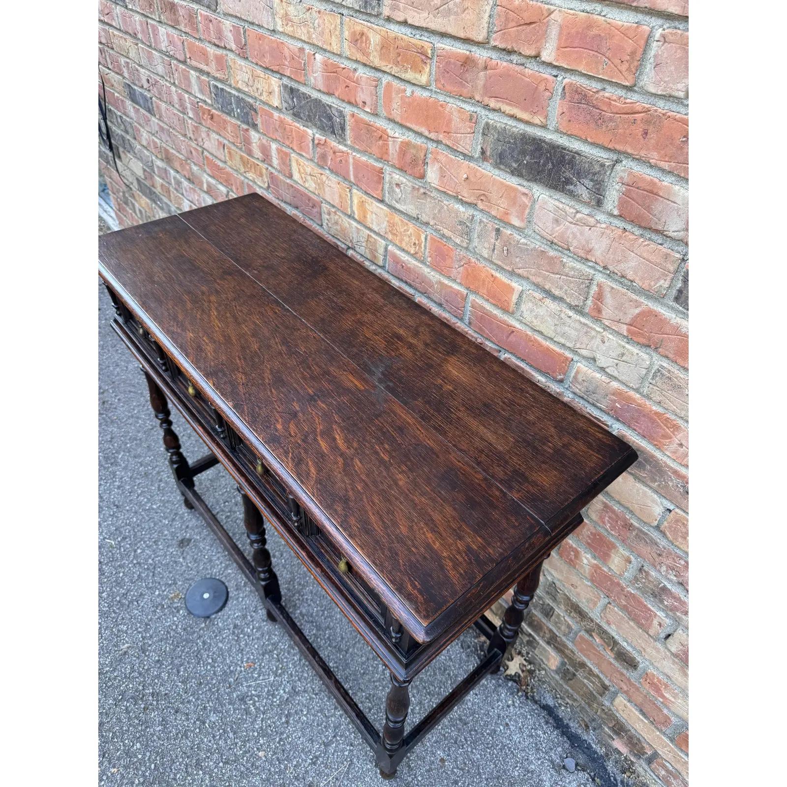 Antique Jacobean Console Table For Sale 1