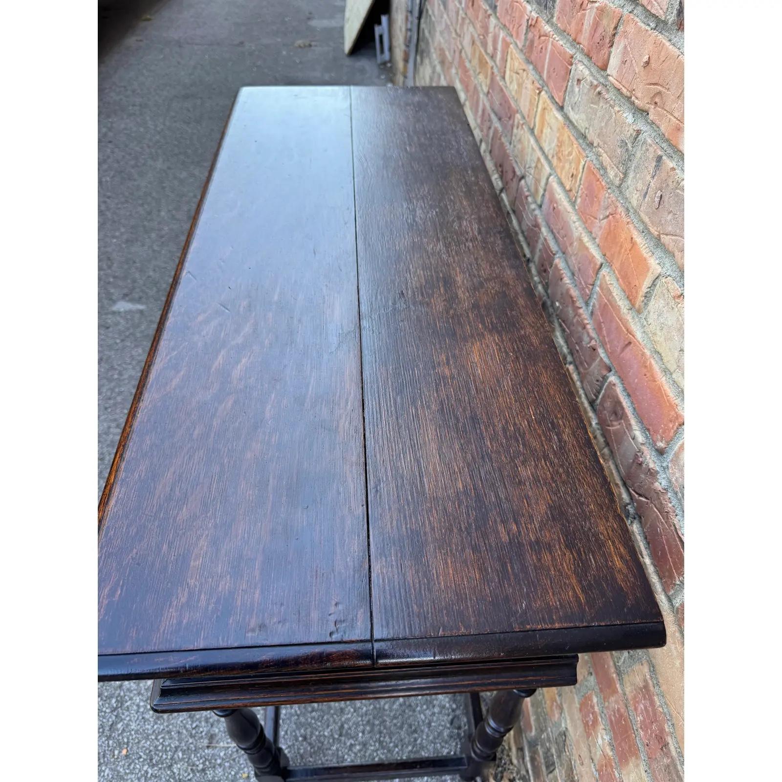 Antique Jacobean Console Table For Sale 3