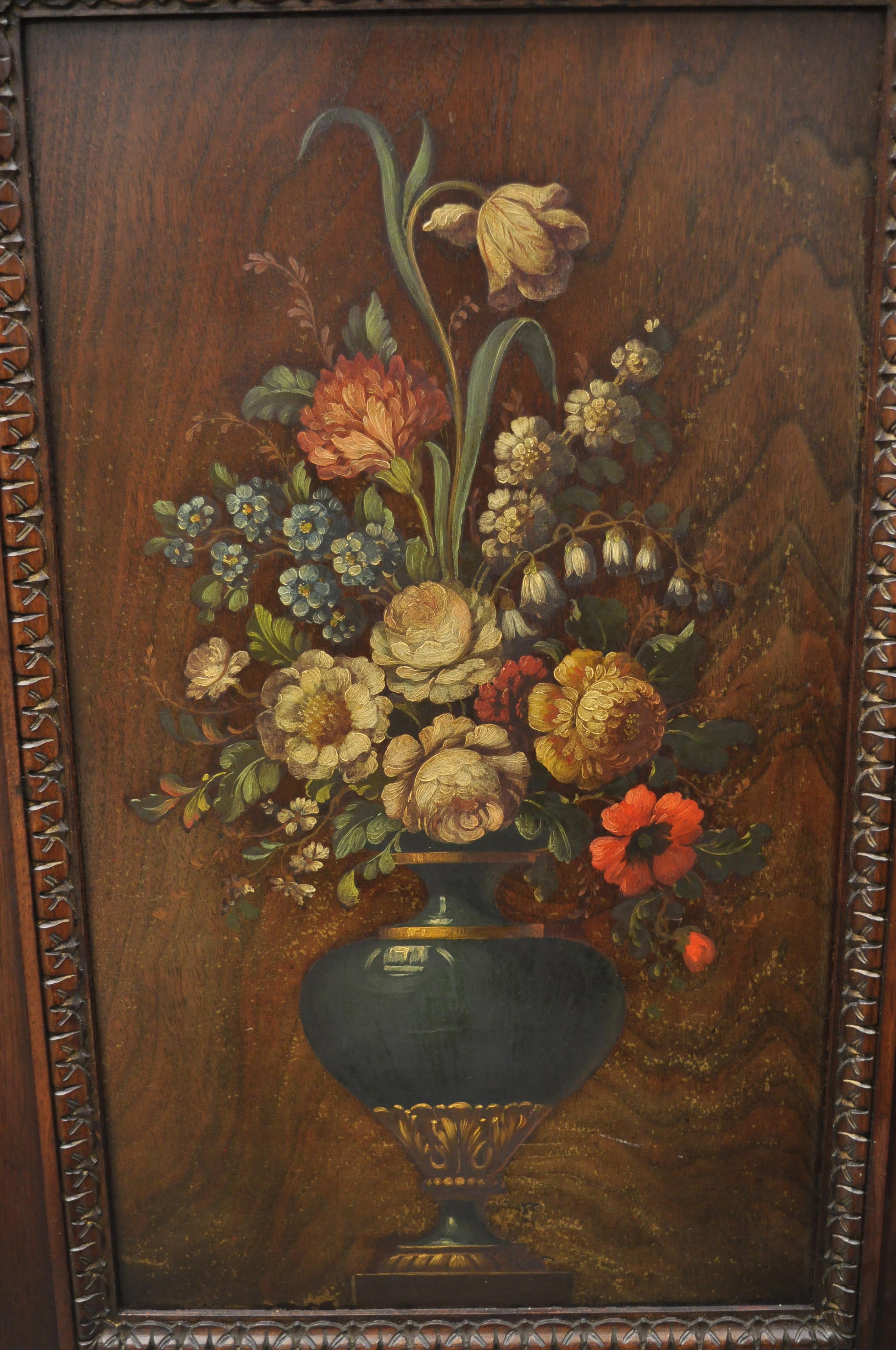 antique painted cabinet