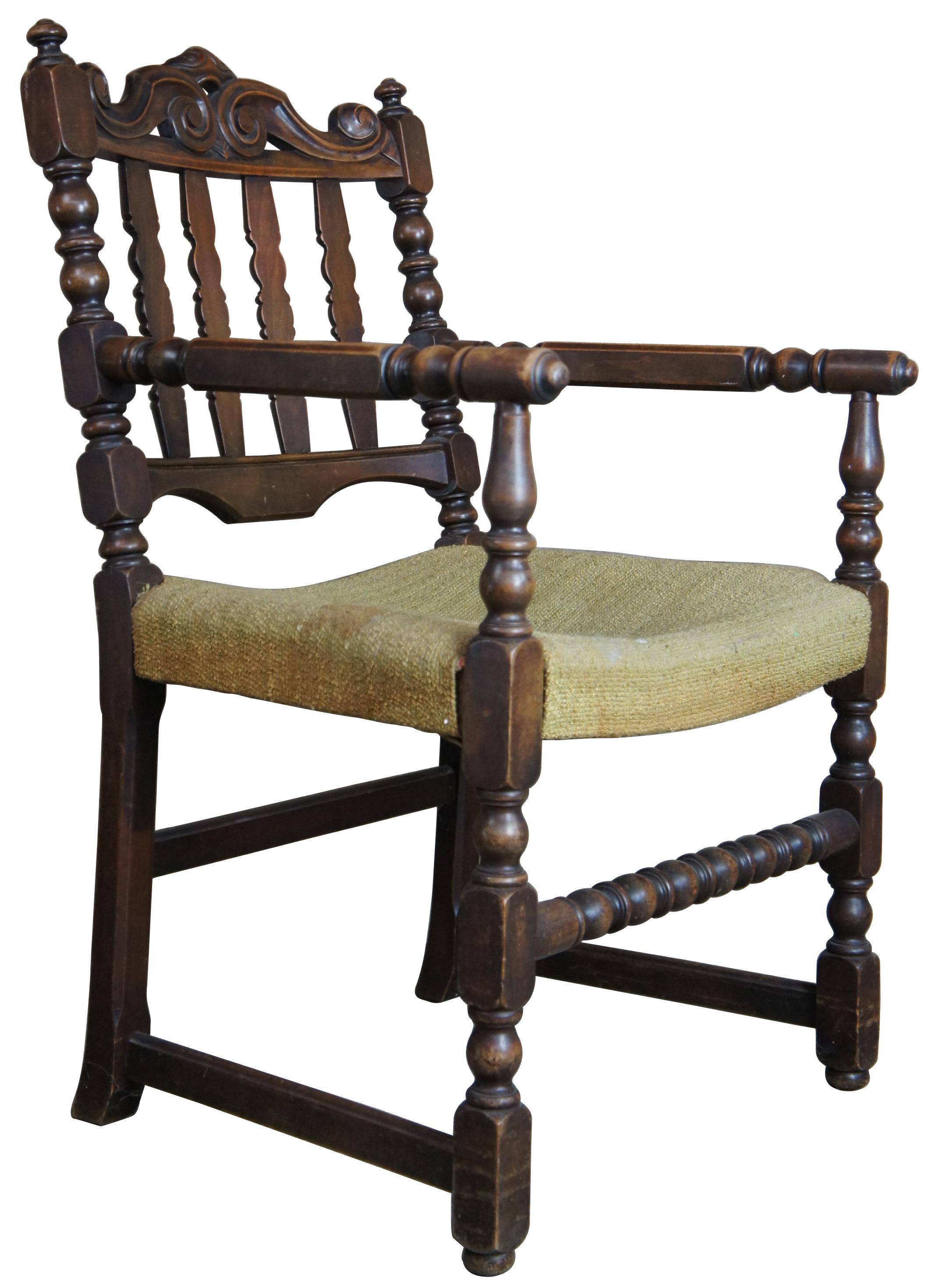 antique jacobean chair