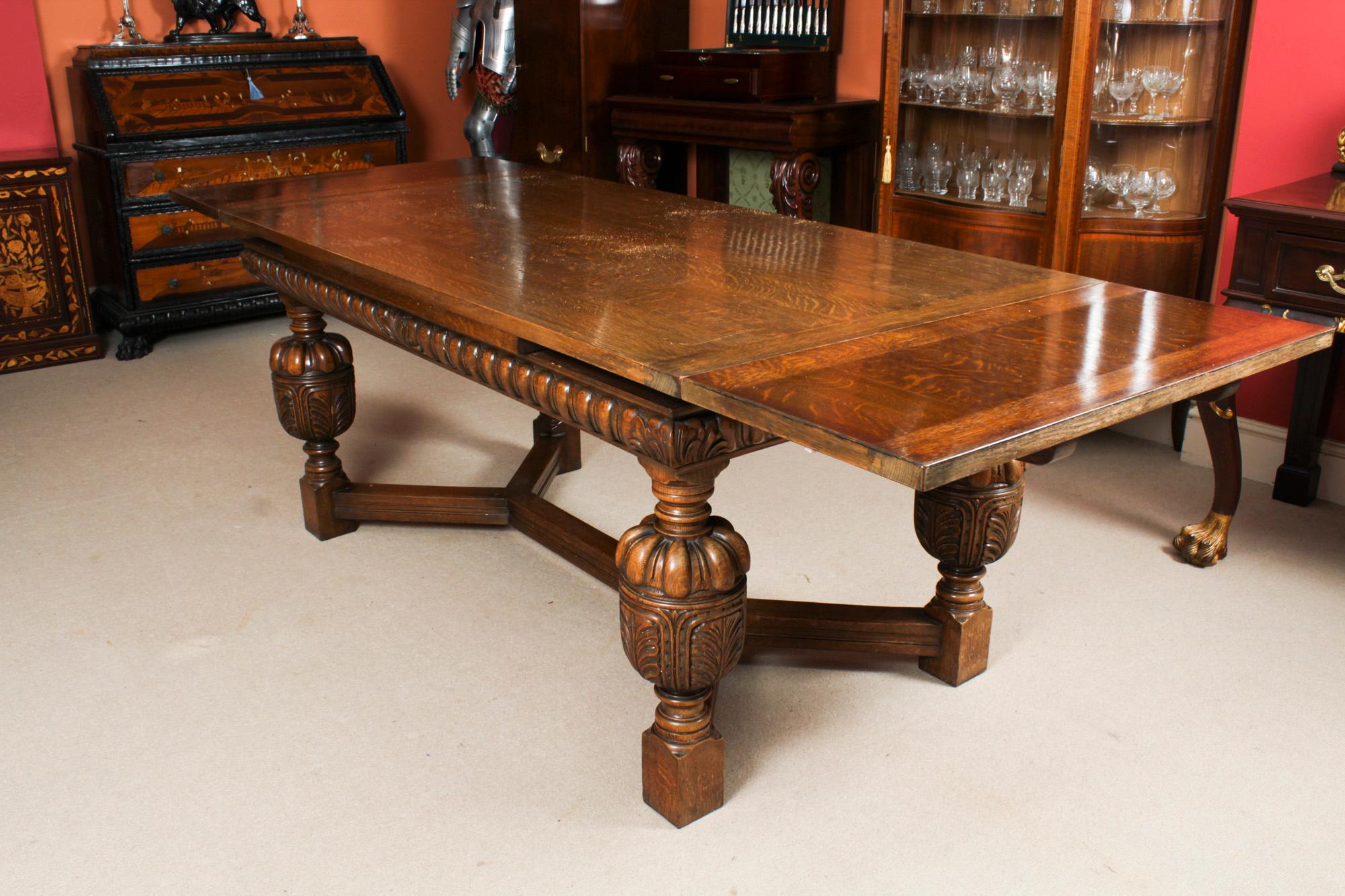 1920's jacobean dining room set