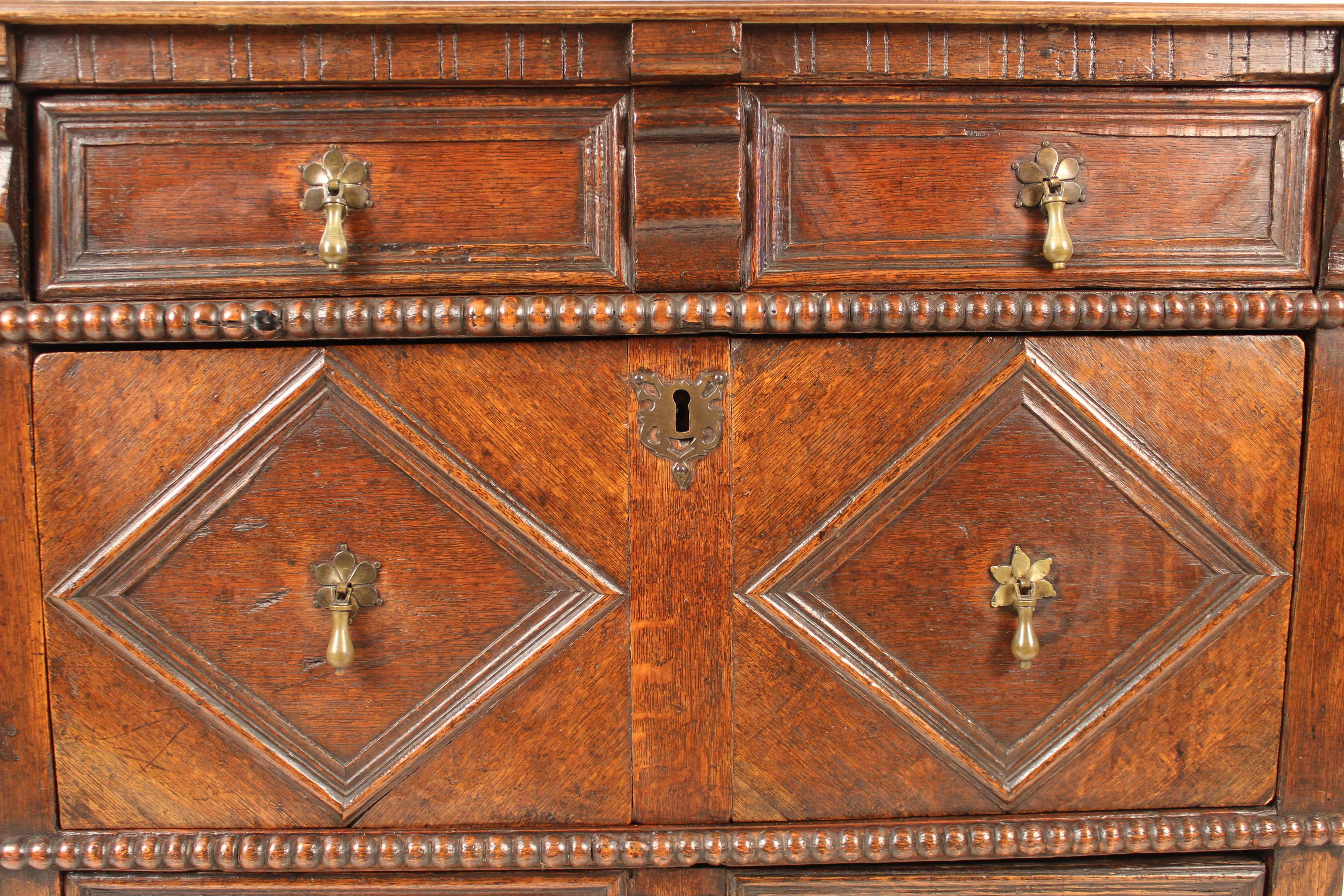 Antique Jacobean Style Chest of Drawers 1