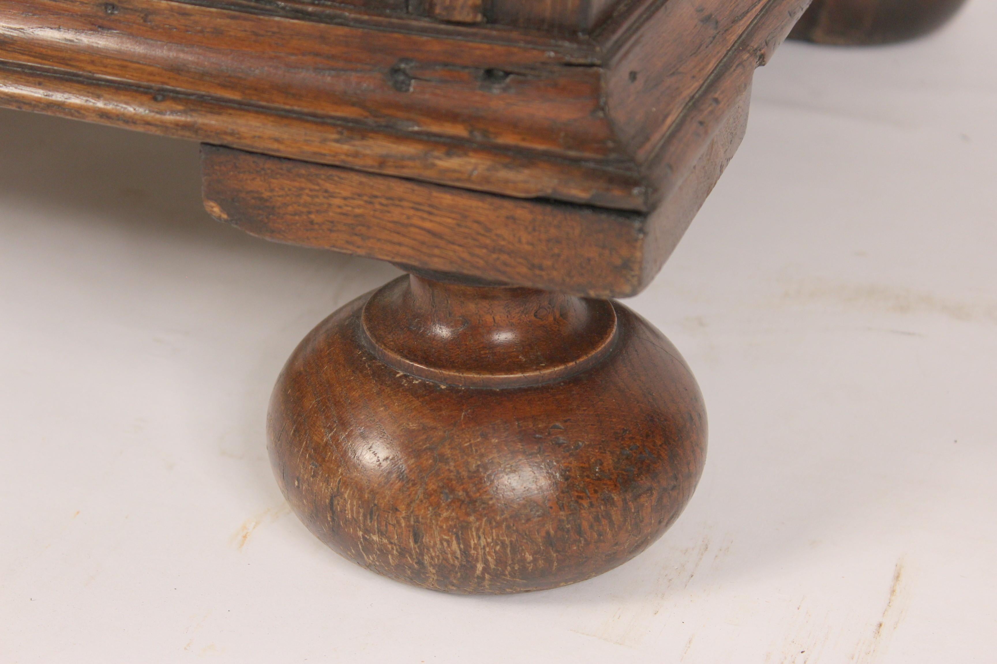 Antique Jacobean Style Oak Chest of Drawers 3