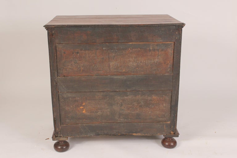Antique Jacobean Style Oak Chest of Drawers For Sale 6