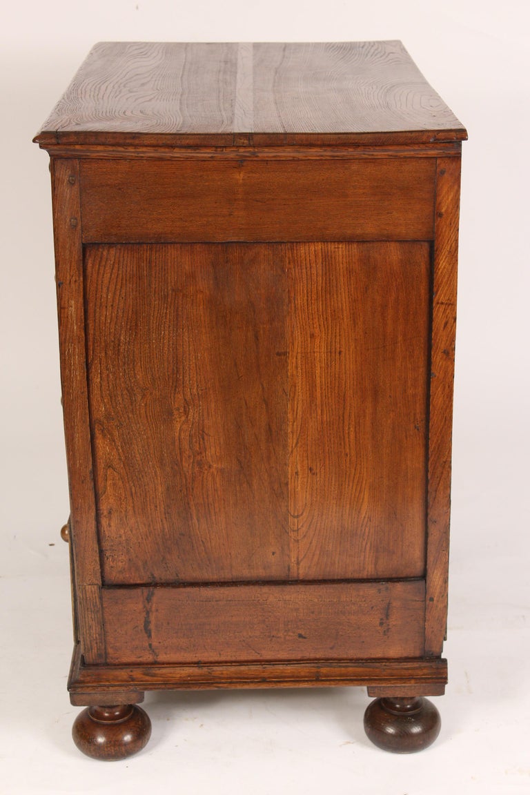 Antique Jacobean Style Oak Chest of Drawers In Good Condition For Sale In Laguna Beach, CA