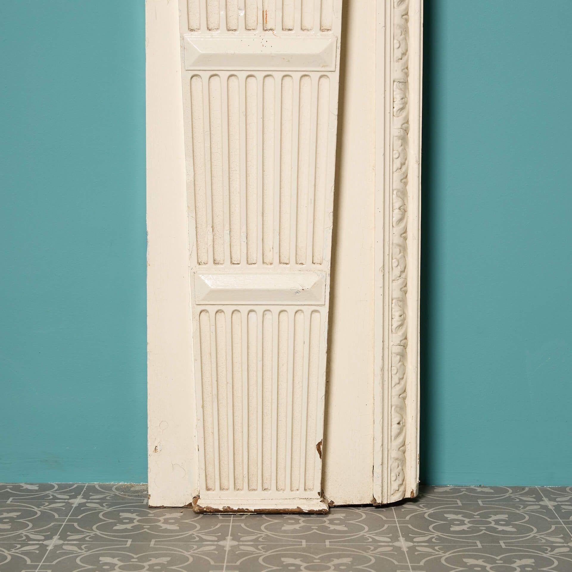 Hand-Crafted Antique Jacobean Style Pine & Composition Fire Mantel For Sale