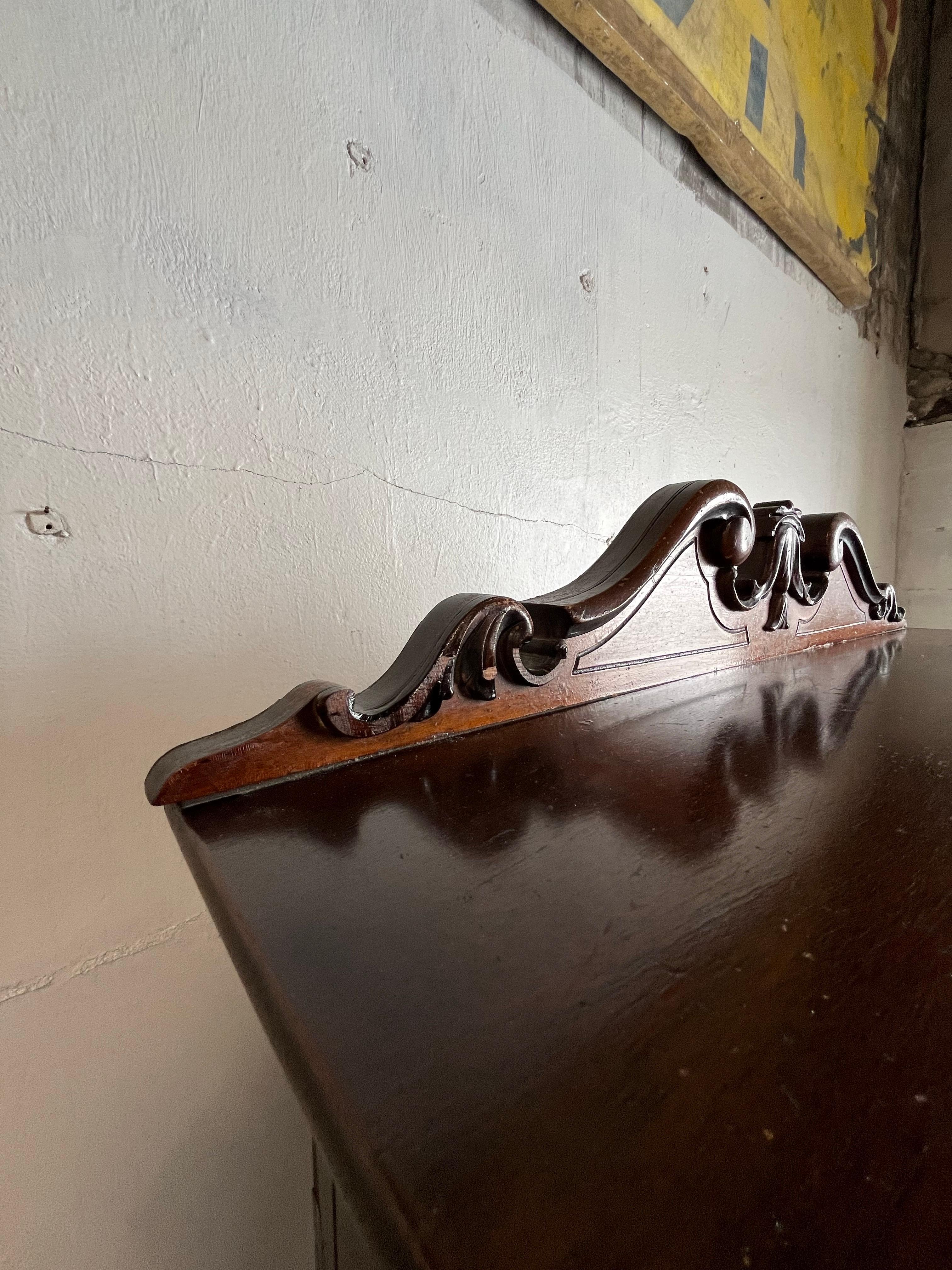 Ancienne huche en chêne tigré Jacobean en vente 1
