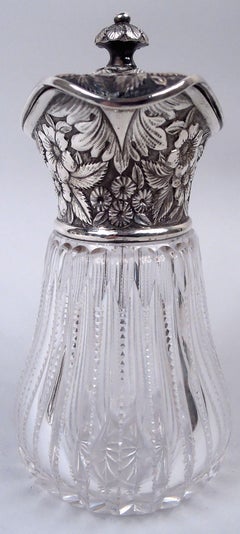 Antique Jacobi & Jenkins Victorian Baltimore Repousse Syrup Jug