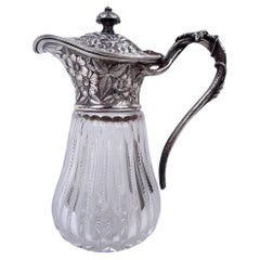 Antique Jacobi & Jenkins Victorian Baltimore Repousse Syrup Jug