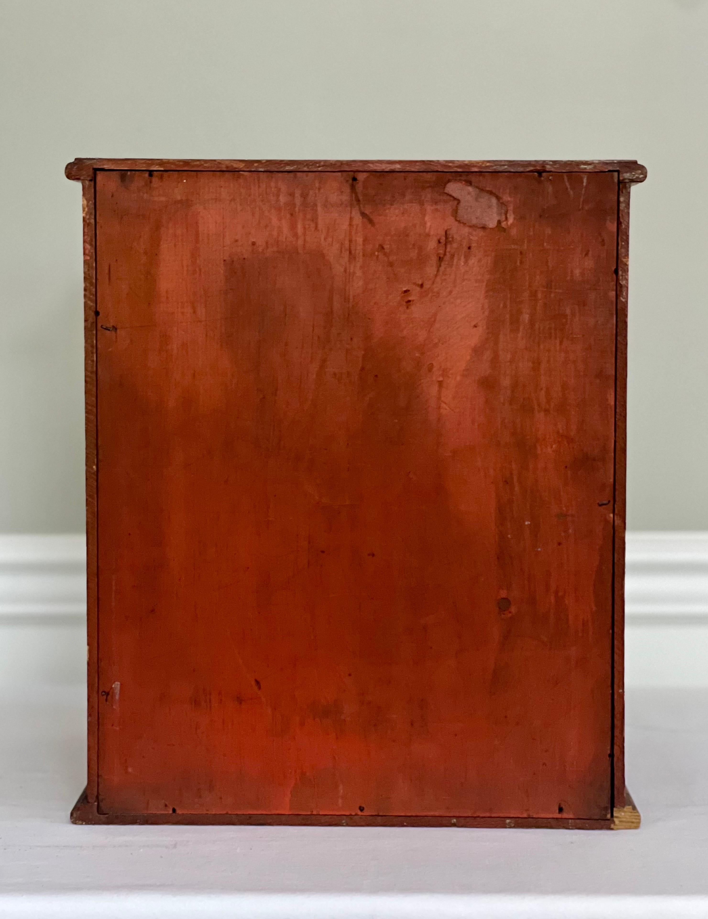 Antique Jacquot's Genuine French Country Store Roll Top Counter Display Cabinet For Sale 4