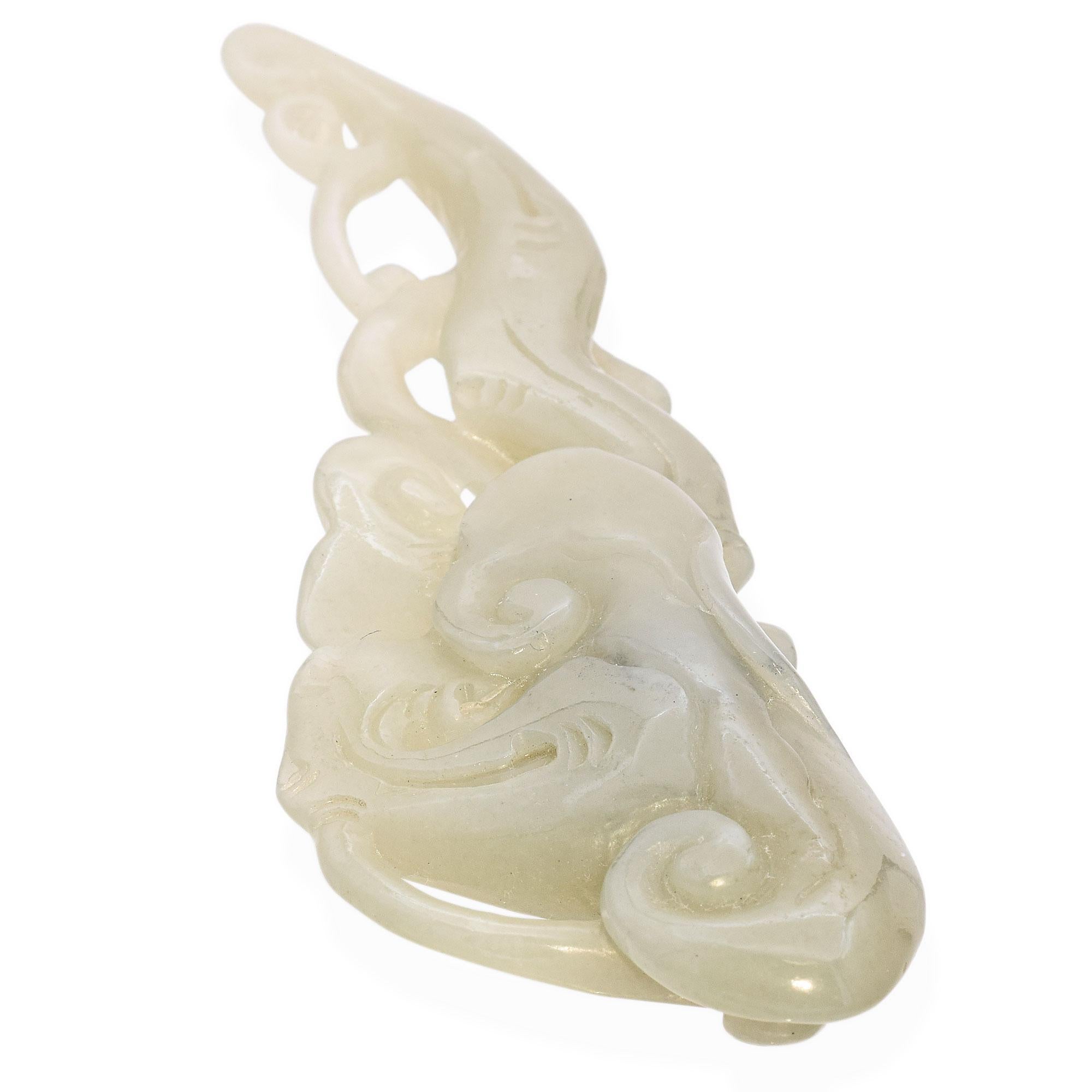 Women's Antique Jade Gourd Carving For Sale