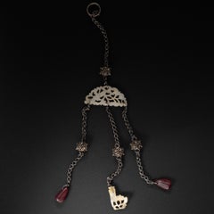 Antique Jade Pendant White "Mutton Fat" Nephrite Certified Untreated