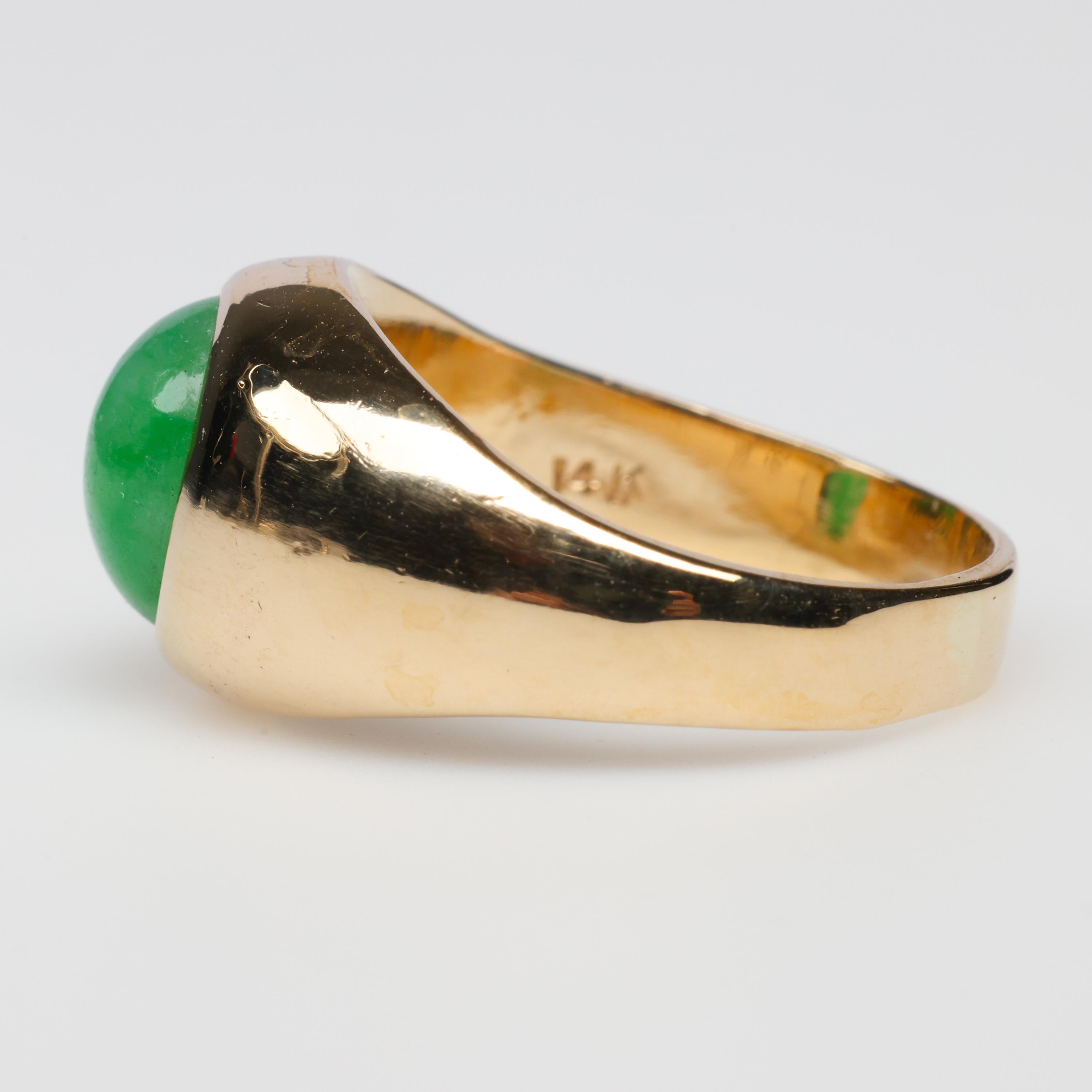 Antiker Jade-Ring im Zustand „Hervorragend“ im Angebot in Southbury, CT