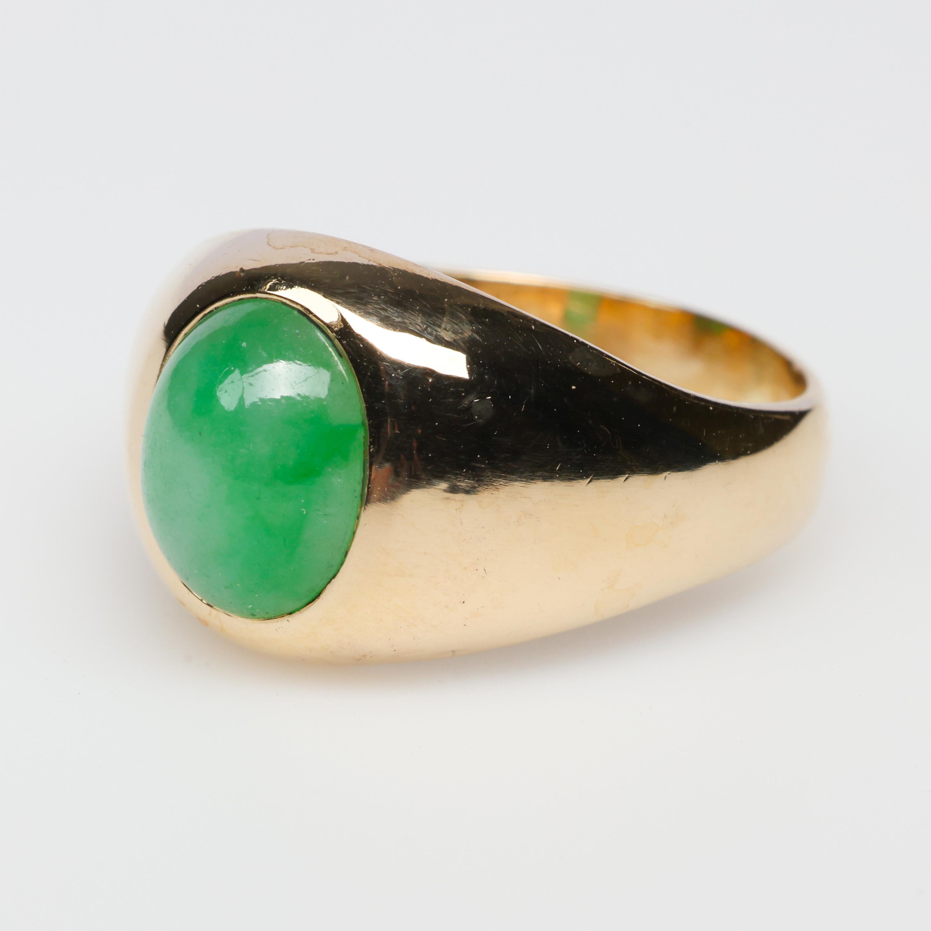 Antiker Jade-Ring für Damen oder Herren im Angebot