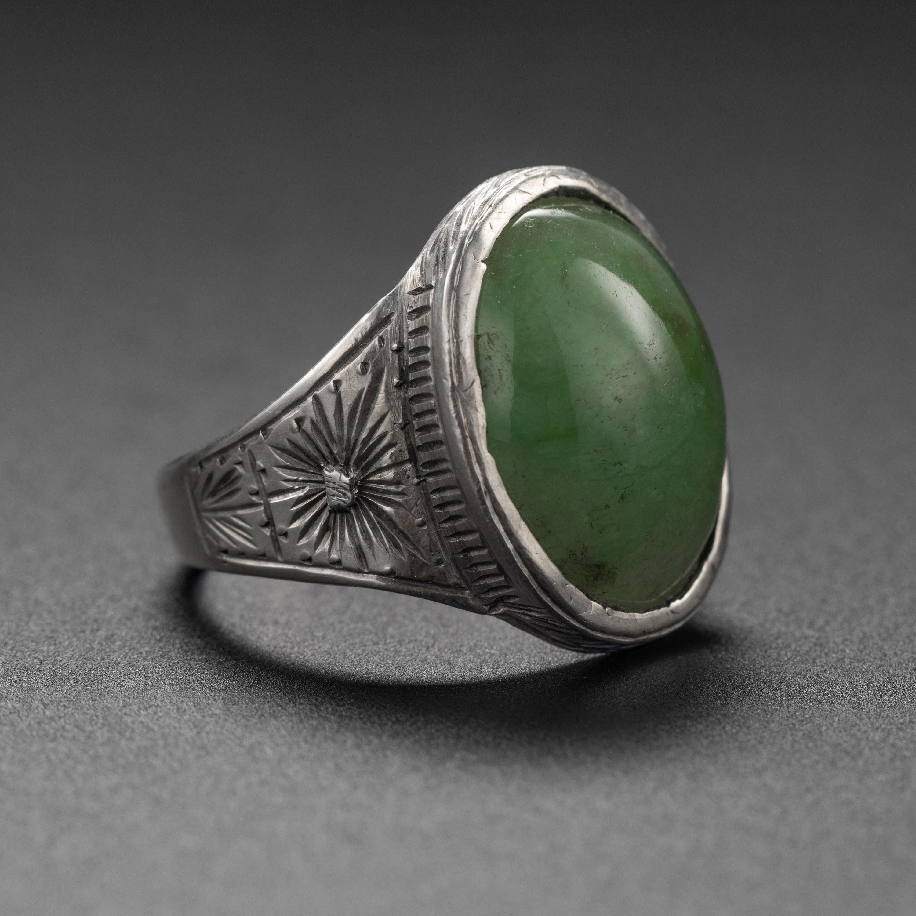 vintage jade ring
