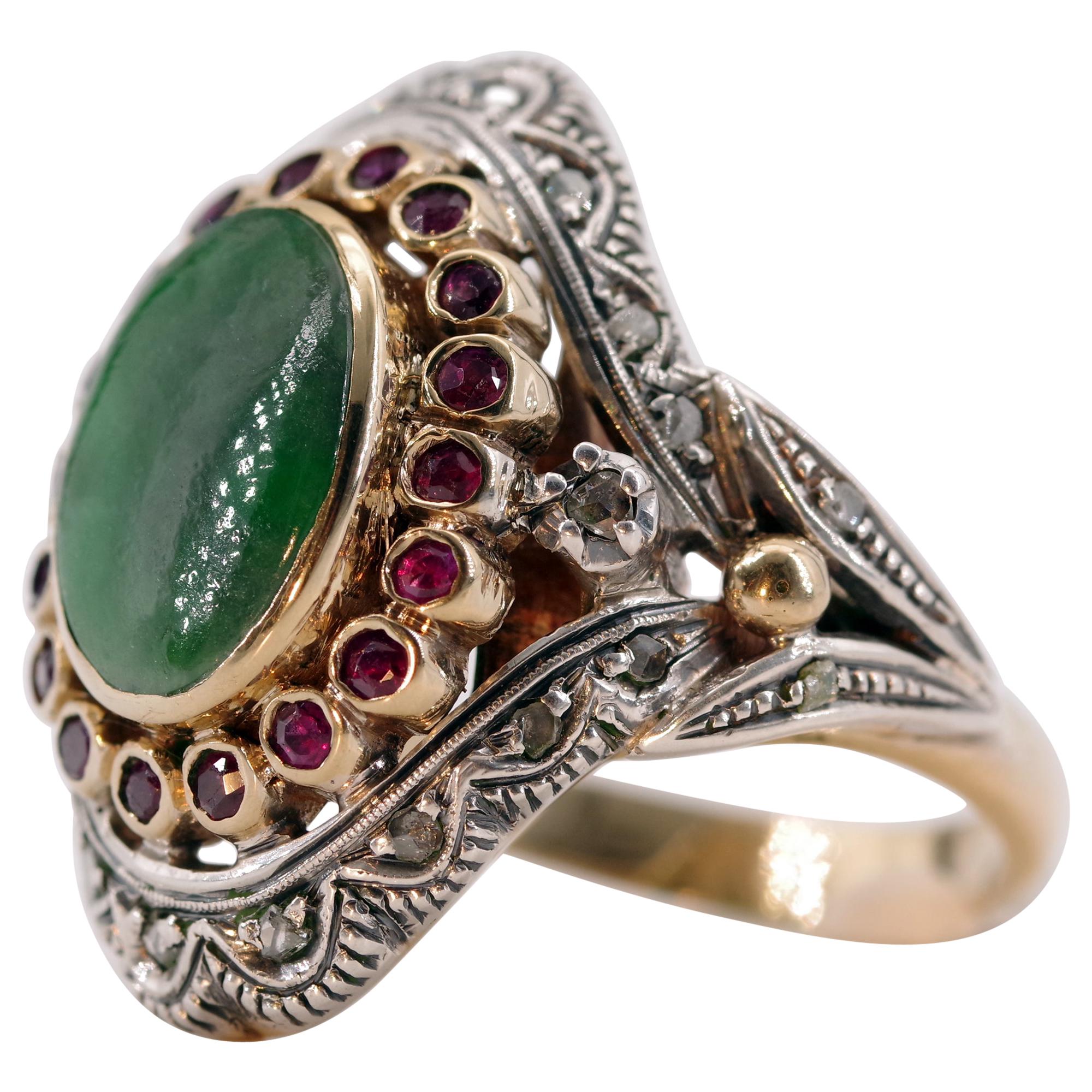 Antique Jade Rings 325 For Sale at 1stdibs