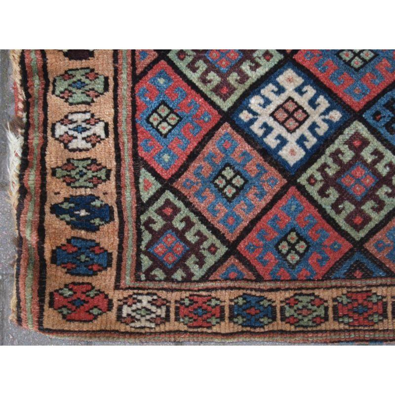 Sac Jaf Kurd ancien complet avec dos en tissu uni en vente 1