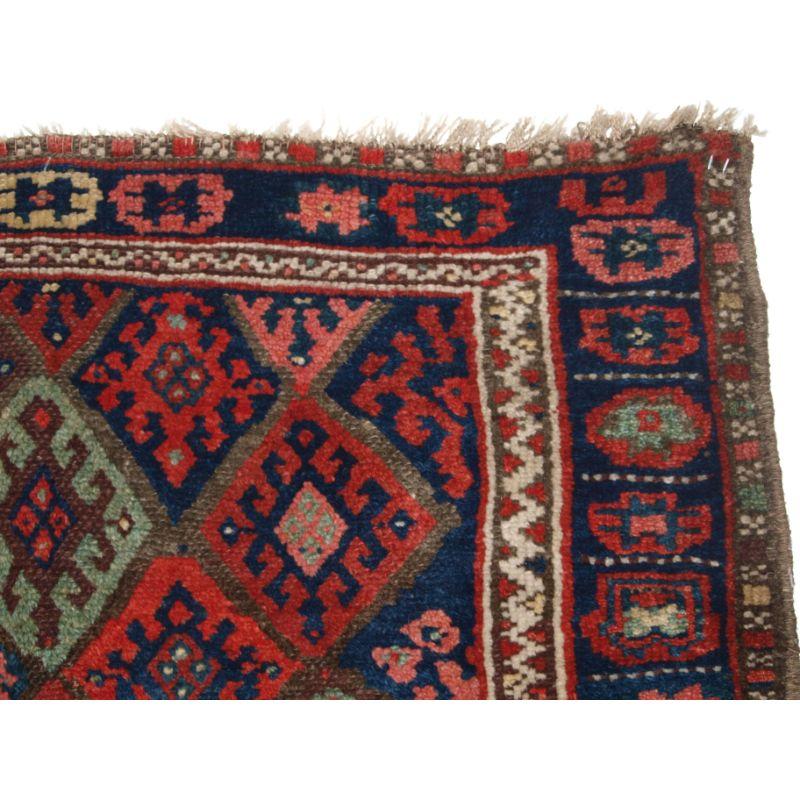 Antique Jaf Kurd Bag Face, Pleasing Soft Colors In Good Condition For Sale In Moreton-In-Marsh, GB