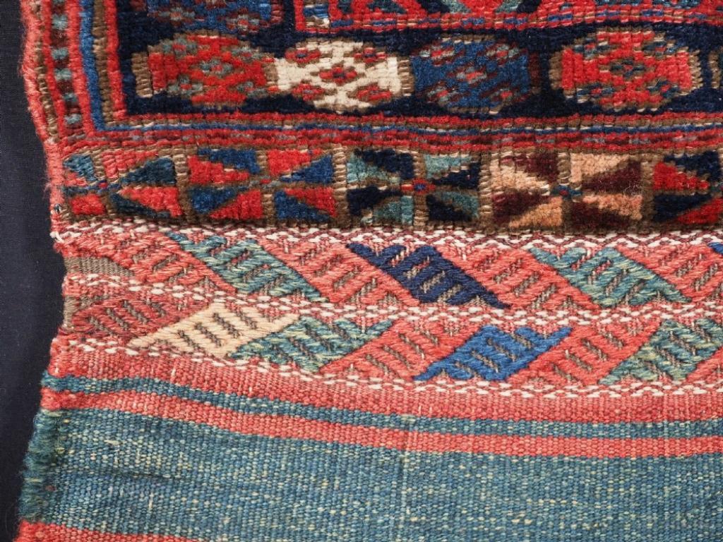 Sac Jaf Kurd ancien avec dos en tissu uni, Circa 1880 Excellent état - En vente à Moreton-In-Marsh, GB