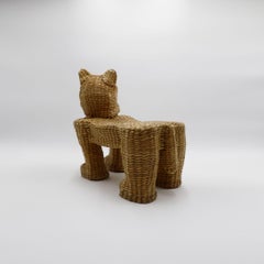 Antique “Jaguar Petite” Stool by Mario Lopez Torres - Mexico, circa 1970