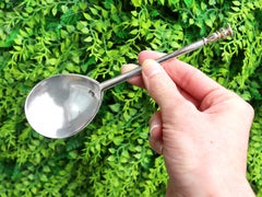 Antique James I Sterling Silver Seal Top Spoons (1607)