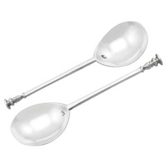 Antique James I Sterling Silver Seal Top Spoons (1607)