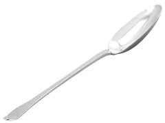 Antique James II Sterling Silver Trefid Rat Tail Pattern Spoon