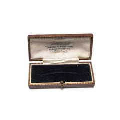 Antique James Ness Edinburgh Brooch Box, Successor to Wm Ballantyne
