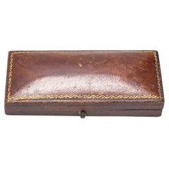 Antique James Ness Edinburgh Brooch Box, Successor to Wm Ballantyne