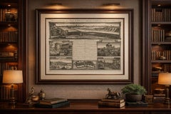 Antique Japan View — Meaco (Kyoto), Deshima & Japanese Scenes, Chatelain, c.1719