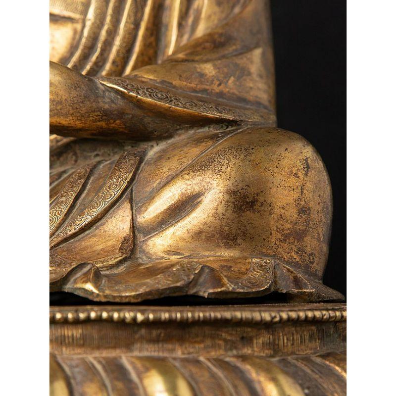 Antique Japanese Amida Buddha Statue from Japan 9