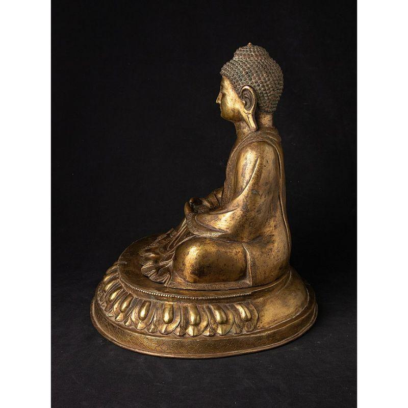 Antique Japanese Amida Buddha Statue from Japan For Sale 14