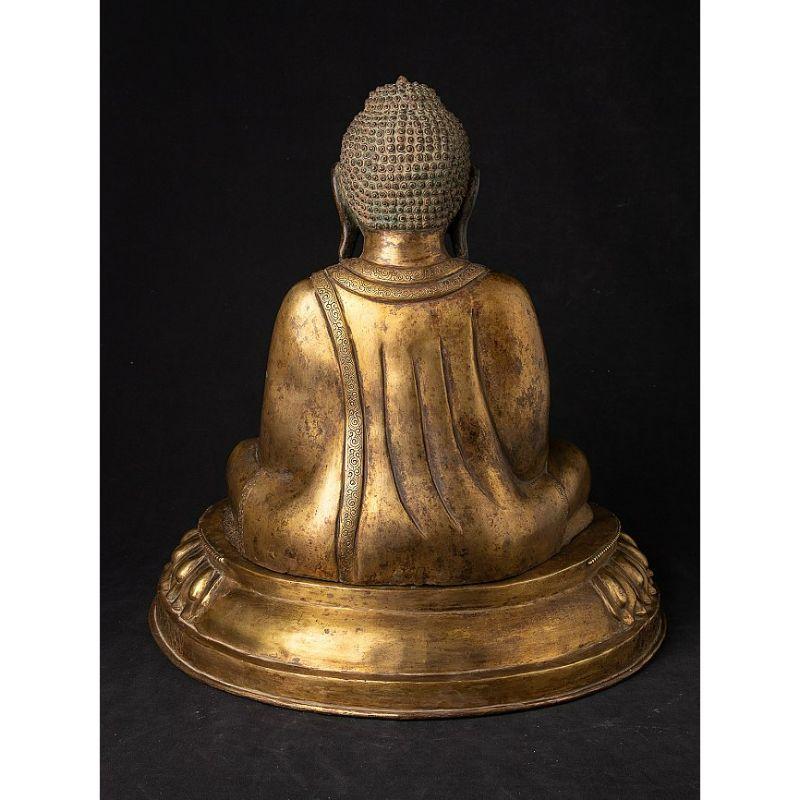 Antique Japanese Amida Buddha Statue from Japan For Sale 15