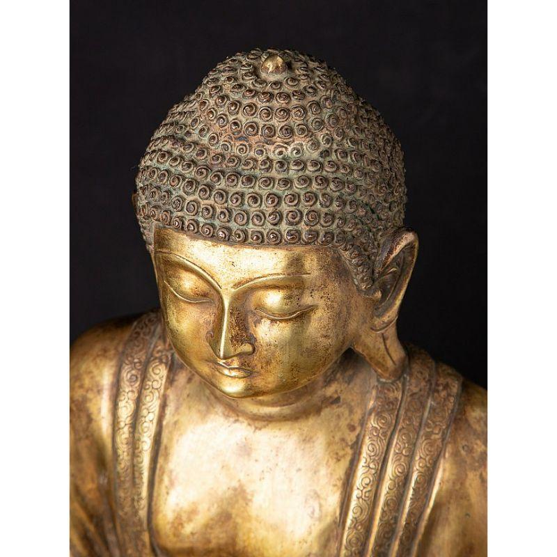 Antique Japanese Amida Buddha Statue from Japan For Sale 3