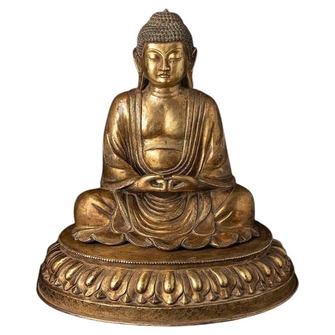 Antique Japanese Amida Buddha Statue from Japan For Sale