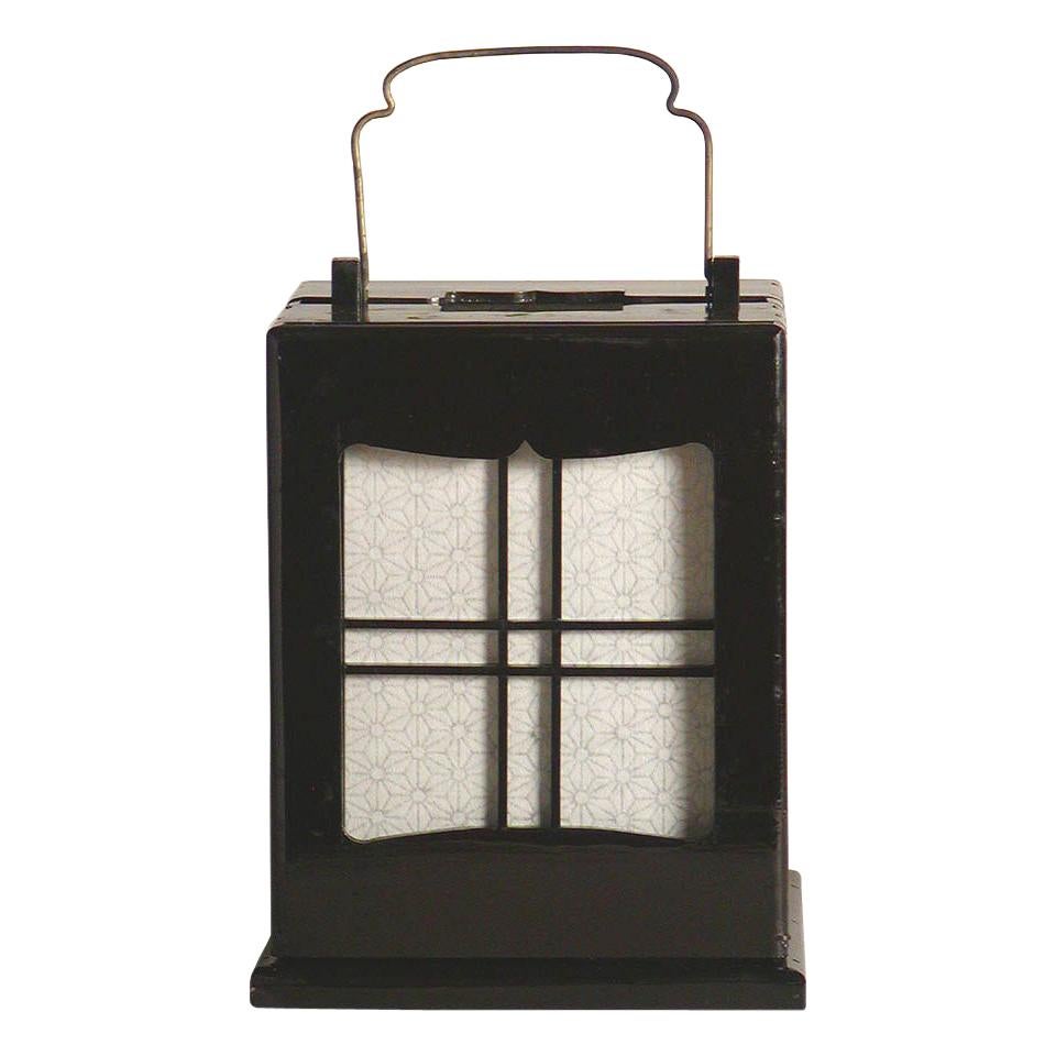 Antique Japanese Ariake Andon Lantern, Meiji Period For Sale