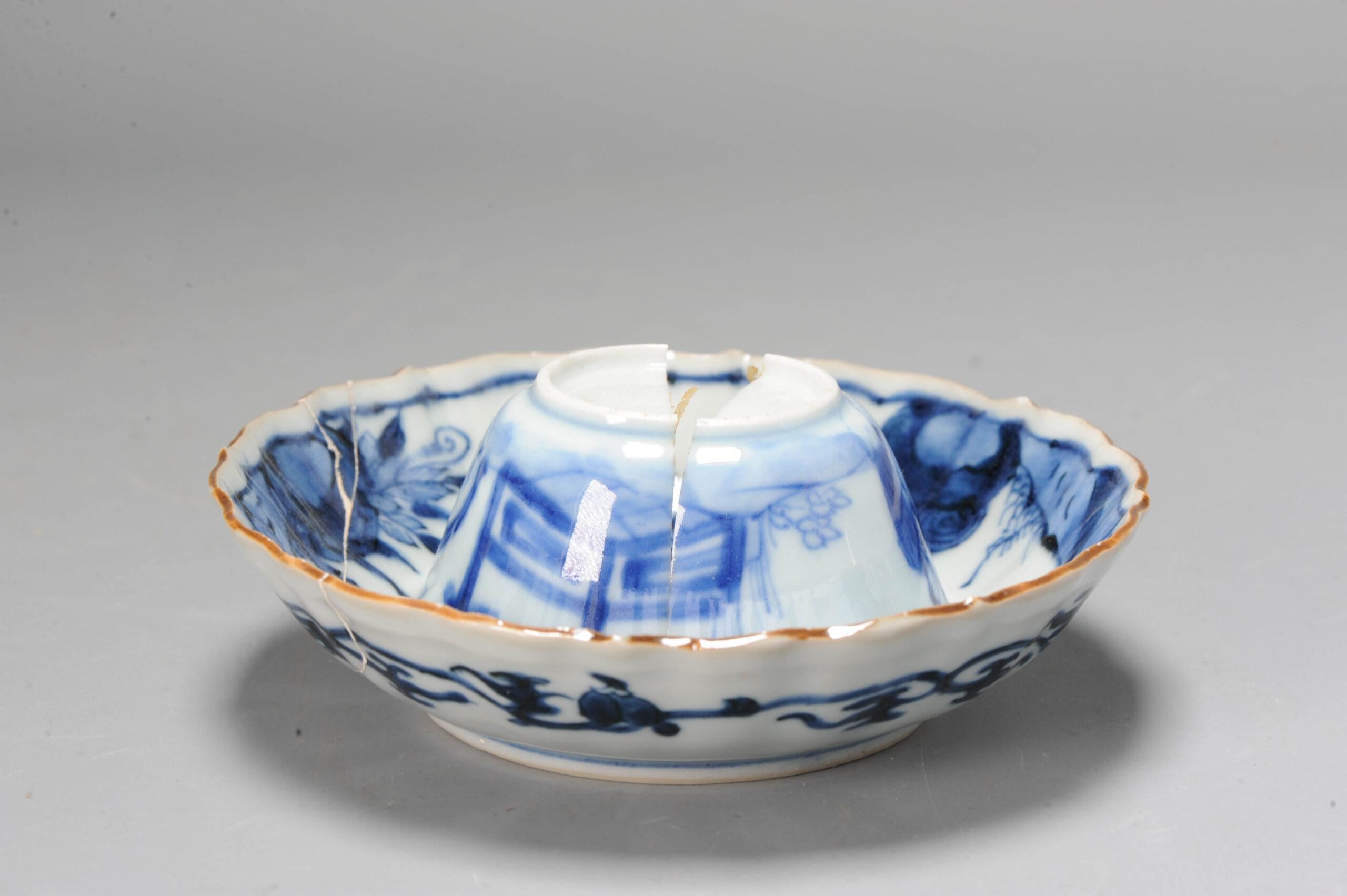 Giapponese Antico piatto giapponese Arita/cinese Jingdezhen con piattino e tazza Kakiemon in vendita