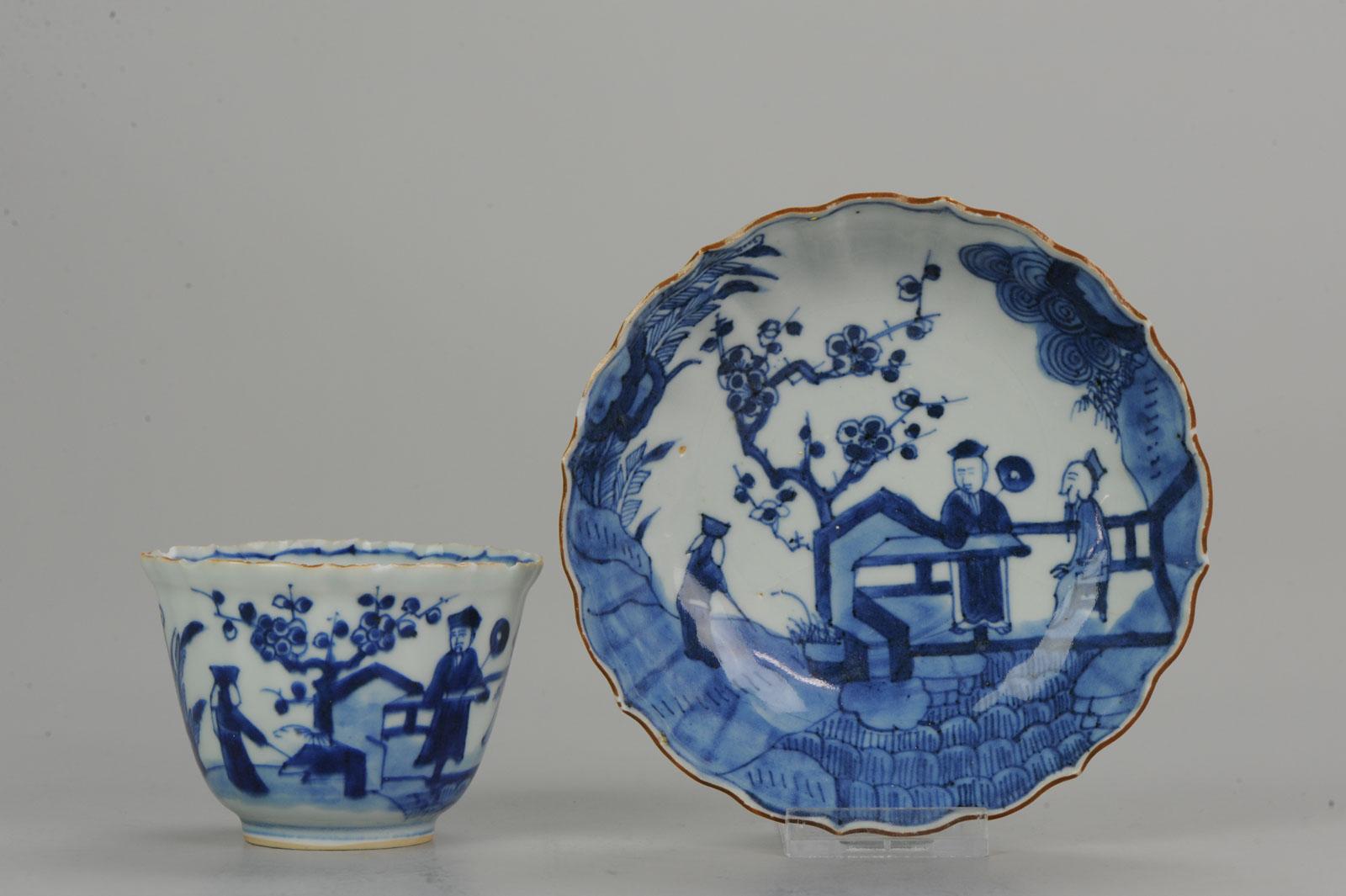 Antique Japanese, Arita, Rare Kakiemon Tea Set, Figures, Porcelain 2