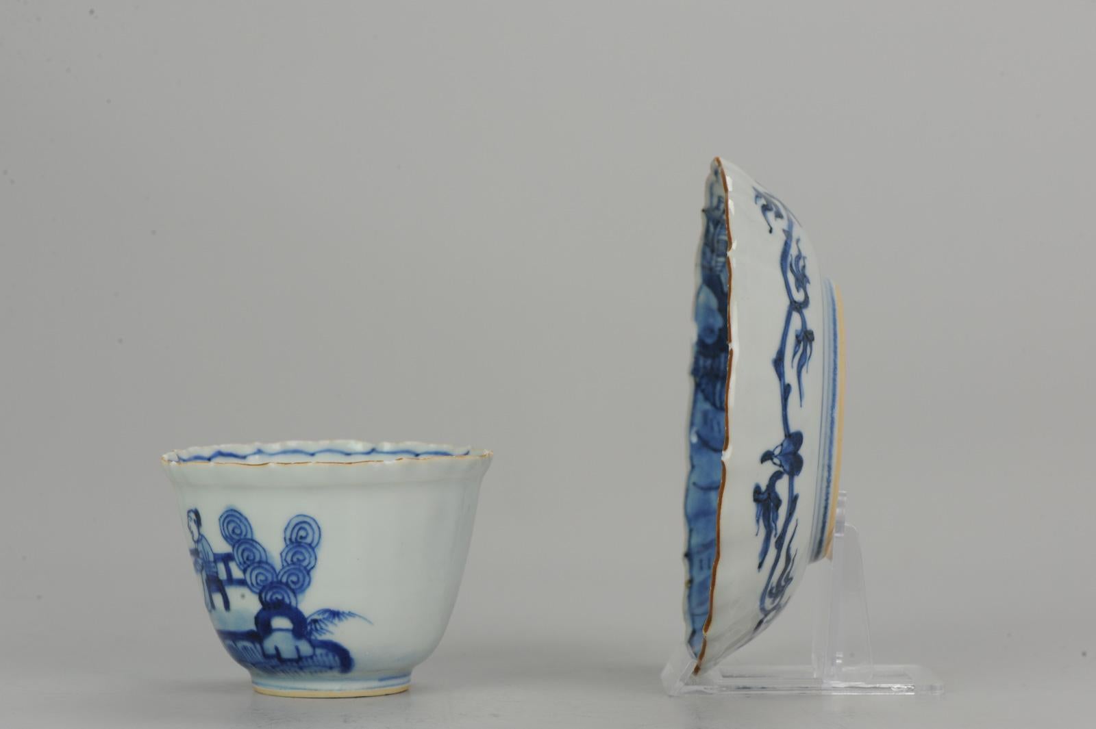 Antique Japanese, Arita, Rare Kakiemon Tea Set, Figures, Porcelain 3