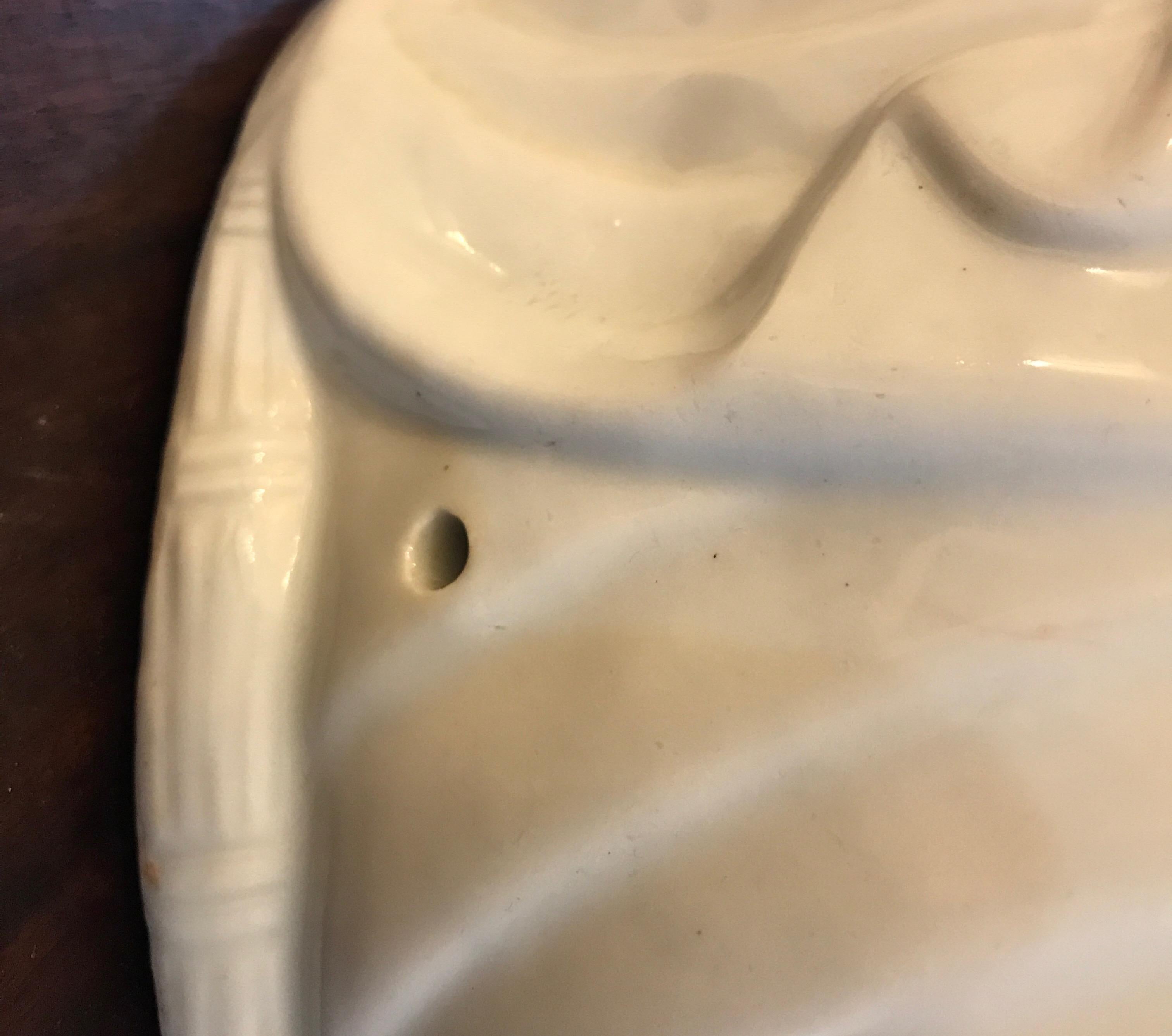 Antiker japanischer Blanc de Chine-Buddha im Angebot 4