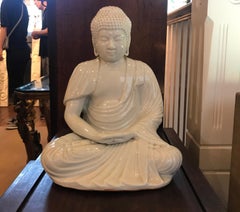 Antique Japanese Blanc de Chine Buddha